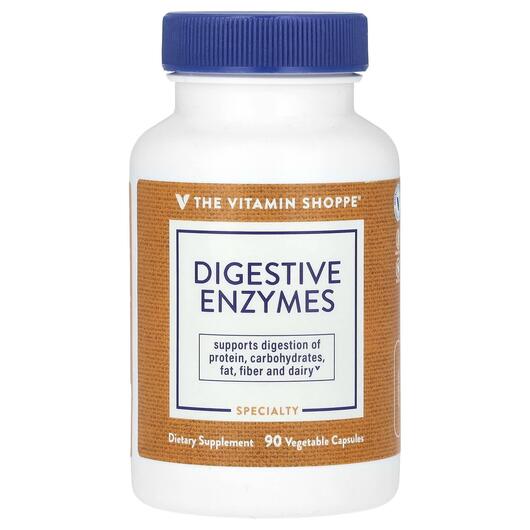 Основне фото товара TheVitaminShoppe, Digestive Enzymes, Ферменти, 90 капсул