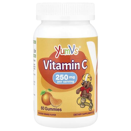Основне фото товара Yum-Vs, Kids Vitamin C, Вітамін C Жувальний, 60 таблеток