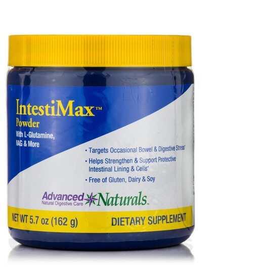 Основне фото товара Advanced Naturals, IntestiMax Powder, Підтримка кишківника, 162 г