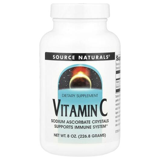 Основне фото товара Source Naturals, Vitamin C, Вітамін C, 226.8 г