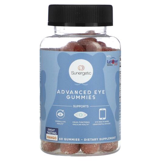 Основне фото товара Advanced Eye Gummies Mango, Підтримка здоров'я зору, 60 табл