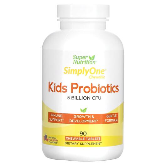 Основне фото товара Kid’s Probiotics 5 Billion CFU, Пробіотики для дітей, 90 цу