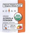Фото товару Koyah, Organic Acerola Powder, Ацерола, 220 г