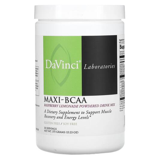Основне фото товара Maxi-BCAA Powdered Drink Mix Raspberry Lemonade, БЦАА, 375 г
