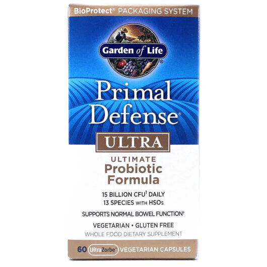 Основне фото товара Primal Defense Ultra, Ультра Пробіотики, 60 капсул