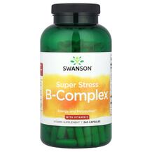 Super Stress B-Complex B-комплекс Swanson 240 капсул