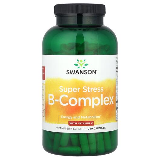 Основне фото товара Swanson, Super Stress B-Complex, B-комплекс, 240 капсул