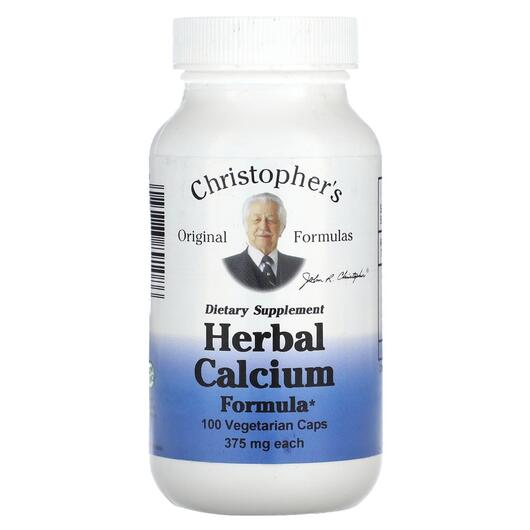 Основне фото товара Herbal Calcium Formula 425 mg, Кальцій, 100 капсул