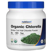 Хлорела Organic Chlorella Powder Nutricost 454 г