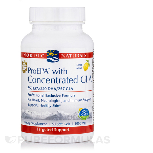 Основне фото товара ProEPA with Concentrated GLA 1000 mg Lemon, ЕПК, 60 капсул
