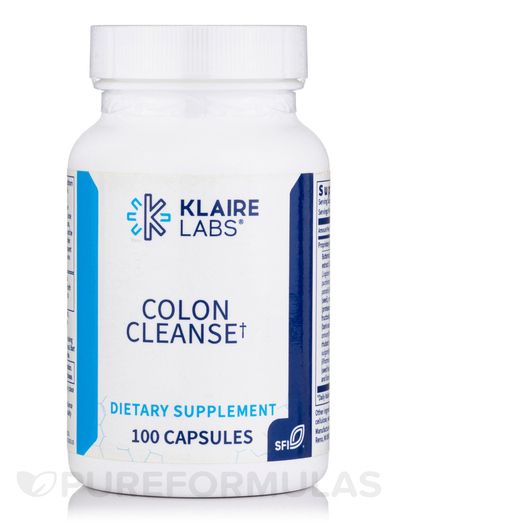 Основне фото товара Klaire Labs, Colon Cleanse, Підтримка кишківника, 100 капсул