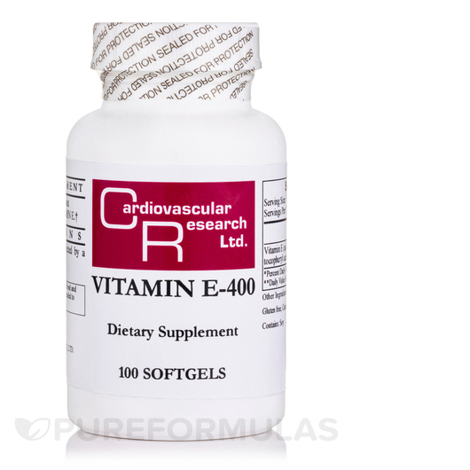 Основне фото товара Vitamin E-400, Вітамін E Токофероли, 100 капсул