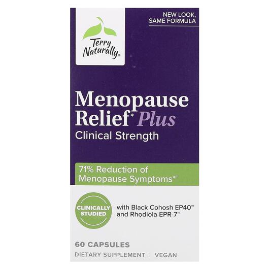 Основне фото товара Menopause Relief Plus, Підтримка менопаузи, 60 капсул