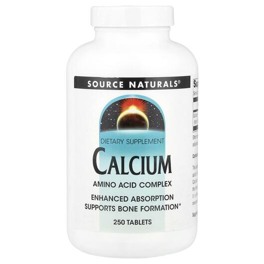 Основне фото товара Source Naturals, Calcium 250, Кальцій 200 мг, 250 таблеток