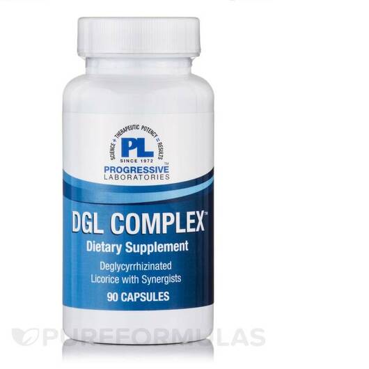 Основне фото товара Progressive Labs, DGL Complex, Лакриця, 90 капсул
