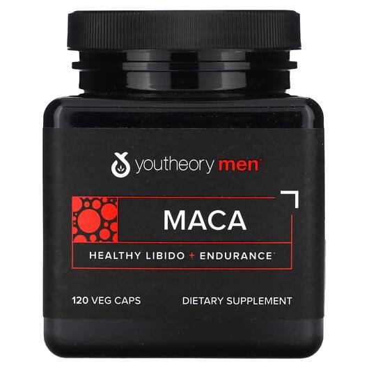 Основне фото товара Youtheory, Men Maca, Мака, 120 капсул