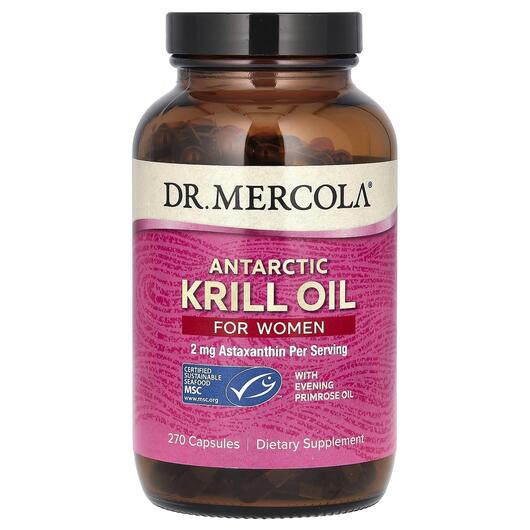 Основне фото товара Antarctic Krill Oil for Women, Олія Антарктичного Кріля, 270 капс