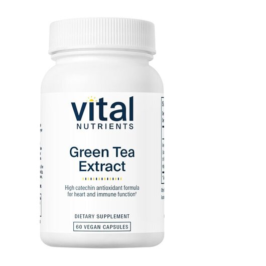 Основне фото товара Green Tea Extract 80% 275 mg, Екстракт Зеленого Чаю, 60 капсул