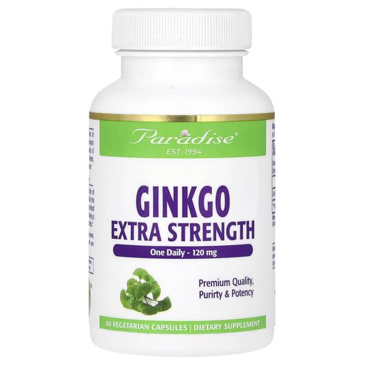Основне фото товара Ginkgo Biloba 60 Vegetarian, Гінкго Білоба, 60 капсул