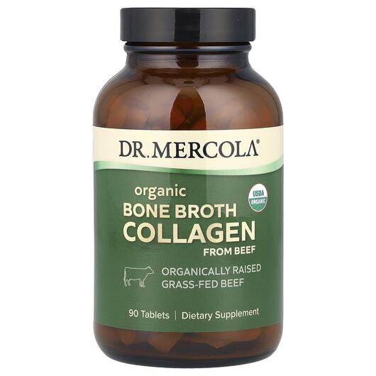 Основне фото товара Dr. Mercola, Organic Collagen, Колаген, 90 таблеток