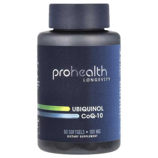 Основне фото товара ProHealth Longevity, Ubiquinol CoQ-10 100 mg, Убіхінол, 60 капсул
