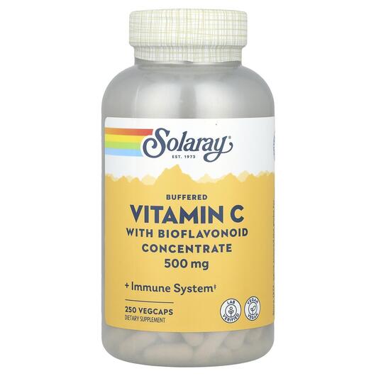Основне фото товара Buffered Vitamin C with Bioflavonoid, Вітамін C 500 мг, 250 капсу