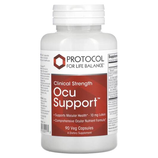 Основне фото товара Ocu Support Clinical Strength, Підтримка здоров'я зору, 90 к