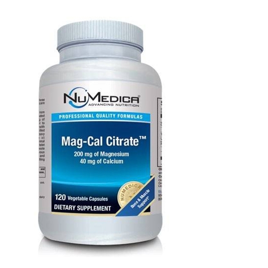Основне фото товара NuMedica, Mag-Cal Citrate, Кальцій Магній, 120 капсул