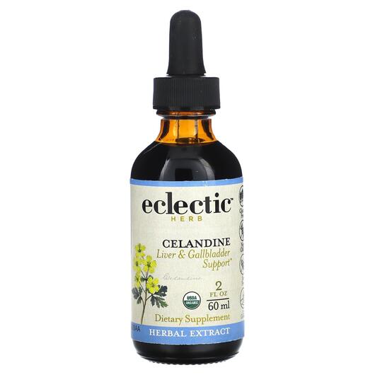 Основне фото товара Eclectic Herb, Organic Celandine, Органічний чистотіл, 60 мл