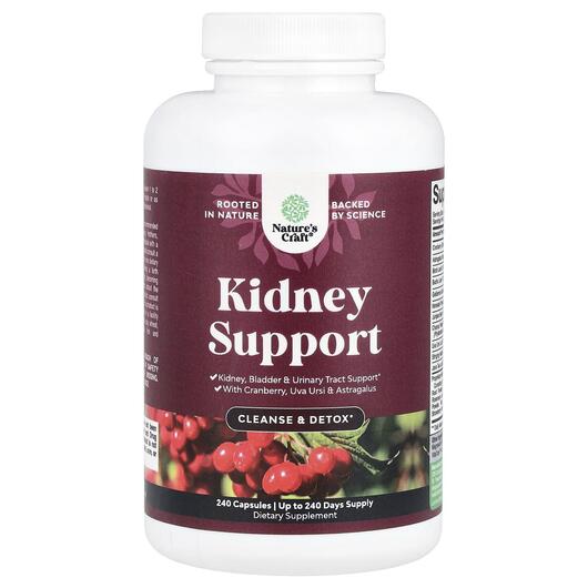 Основне фото товара Nature's Craft, Kidney Support, Підтримка нирок, 240 капсул