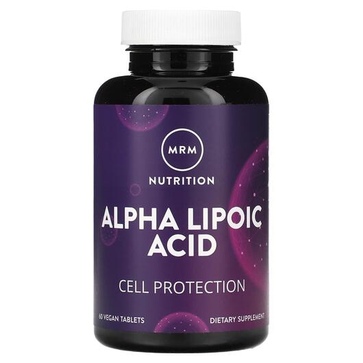 Основне фото товара MRM, Alpha Lipoic Acid, Альфа-ліпоєва кислота 300 мг, 60 таблеток