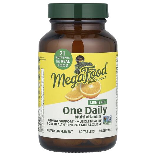 Основне фото товара MegaFood, Men's 40+, Вітаміни для чоловіків, 60 таблеток