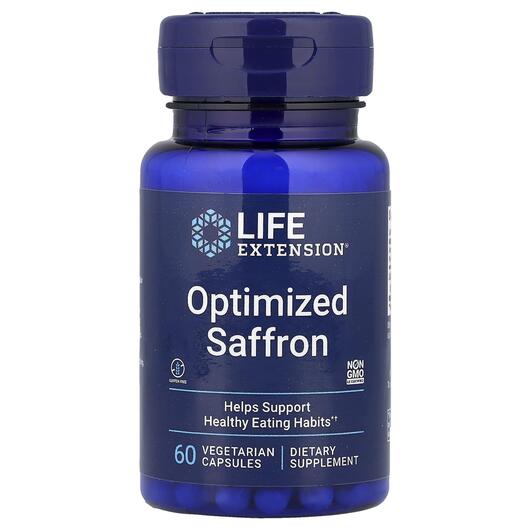 Основне фото товара Life Extension, Optimized Saffron, Екстракт шафрану, 60 капсул