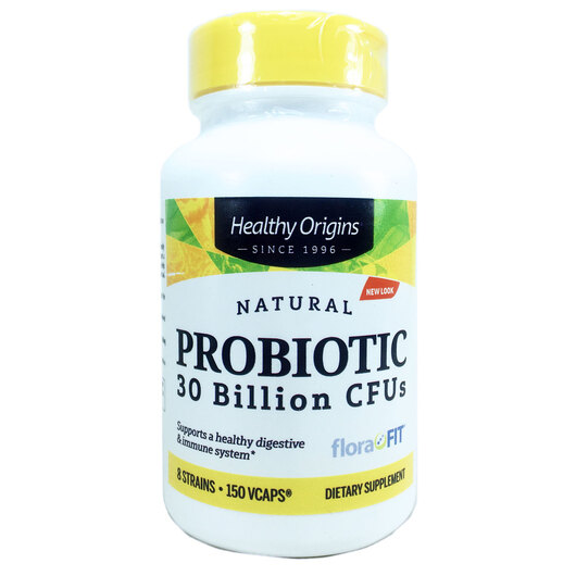 Основне фото товара Healthy Origins, Probiotic 30 Billion, Пробіотики, 150 капсул