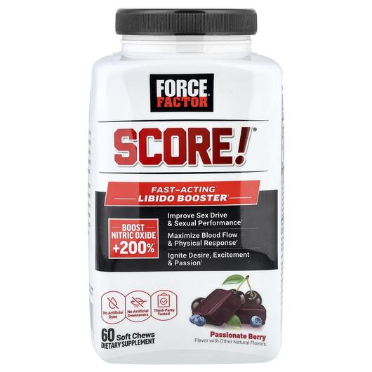 Основне фото товара Score! Fast-Acting Libido Booster, Підтримка Лібідо, 60 таблеток