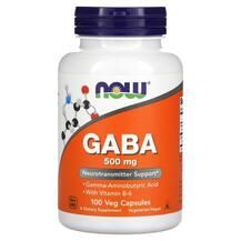 GABA 500 mg ГАМК NOW 100 капсул