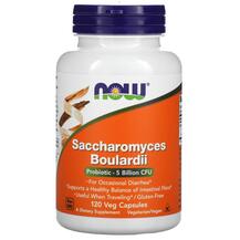 Сахароміцети Saccharomyces Boulardii NOW 120 капсул