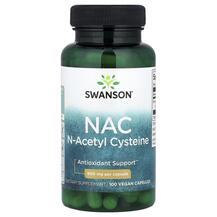 N-ацетилцистеїн 600 мг N-Acetyl Cysteine Swanson