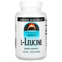 L-Leucine 500 mg 240 L-Лейцин 500 мг Source Naturals