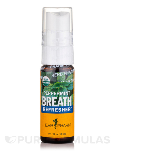 Основное фото товара Травяные добавки, Herbal Breath Tonic Peppermint, 14 мл