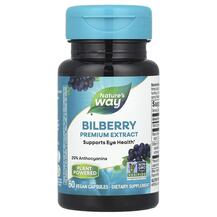 Bilberry Standardized Черника Nature's Way 60 капсул