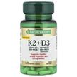 Фото товару Nature's Bounty, Vitamin K2 + D3, Вітамін K2, 60 капсул