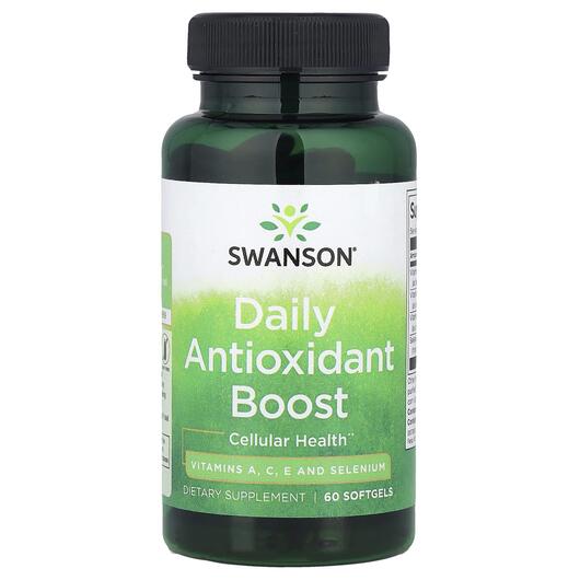 Основне фото товара Swanson, Daily Antioxidant Boost, Антиоксиданти, 60 капсул