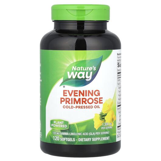 Основне фото товара Evening Primrose Max, Примула вечірня 1300 мг, 120 капсул