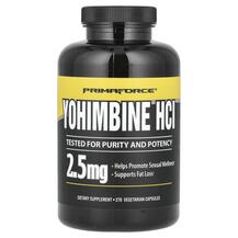 Йохімбе Yohimbine HCI 2.5 mg Primaforce 270 капсул