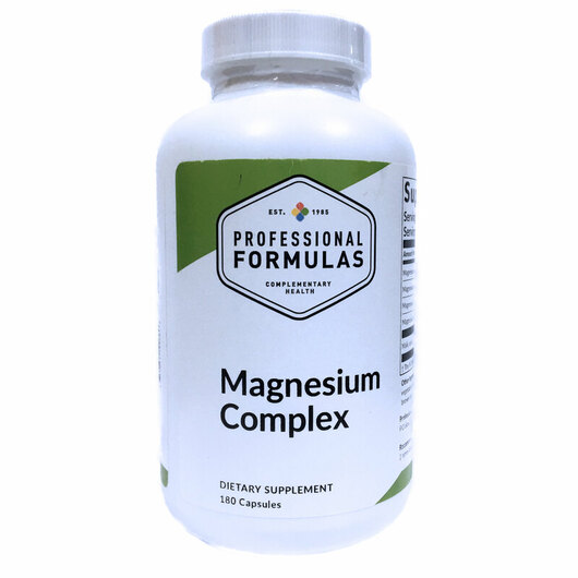 Основне фото товара Professional Formulas, Magnesium Complex, Магній, 180 капсул