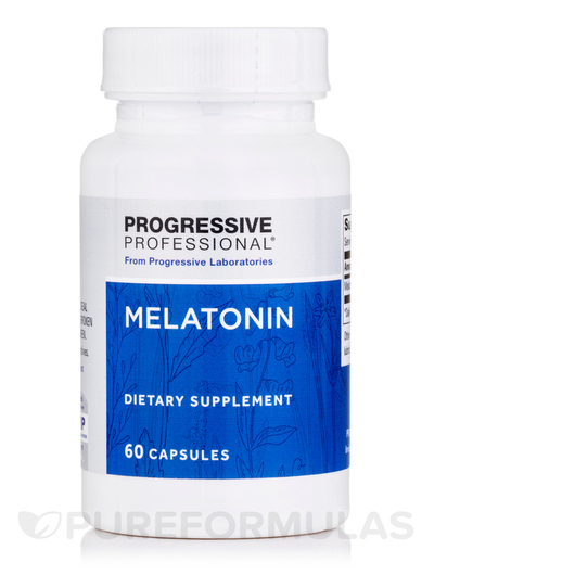 Основне фото товара Progressive Labs, Melatonin 3 mg, Мелатонін, 60 капсул