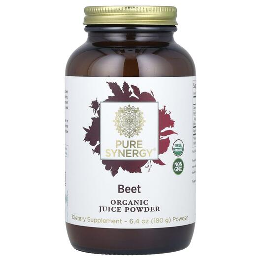 Основне фото товара Pure Synergy, Juice Powder Beet, Червоний буряк, 180 г