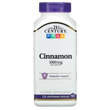 Кориця 1000 мг Cinnamon 21st Century 120 капсул