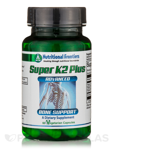 Основне фото товара Nutritional Frontiers, Super K2 Plus, Вітамін K2, 60 капсул